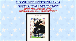 Desktop Screenshot of moonfleetnewfoundland.com